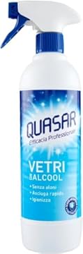 Quasar Detergente Vetri Spray 580ml, 580ml
