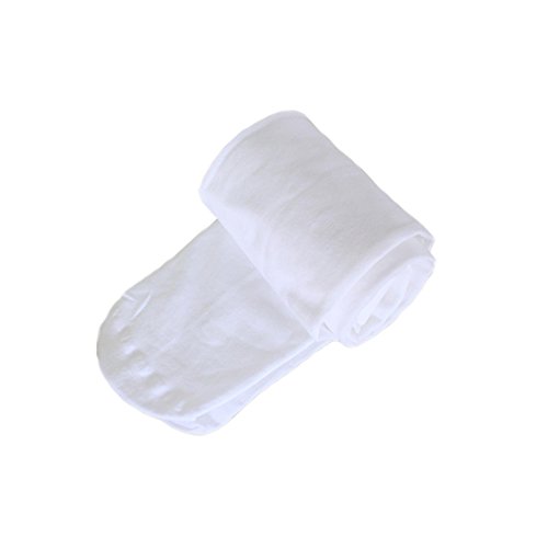 whyme Pack of 3 Kids Girls Baby Ballet Dance Tights Soft Microfiber Footed Velvet Stockings Pantyhose Tights S(black white pink 1-3T)4