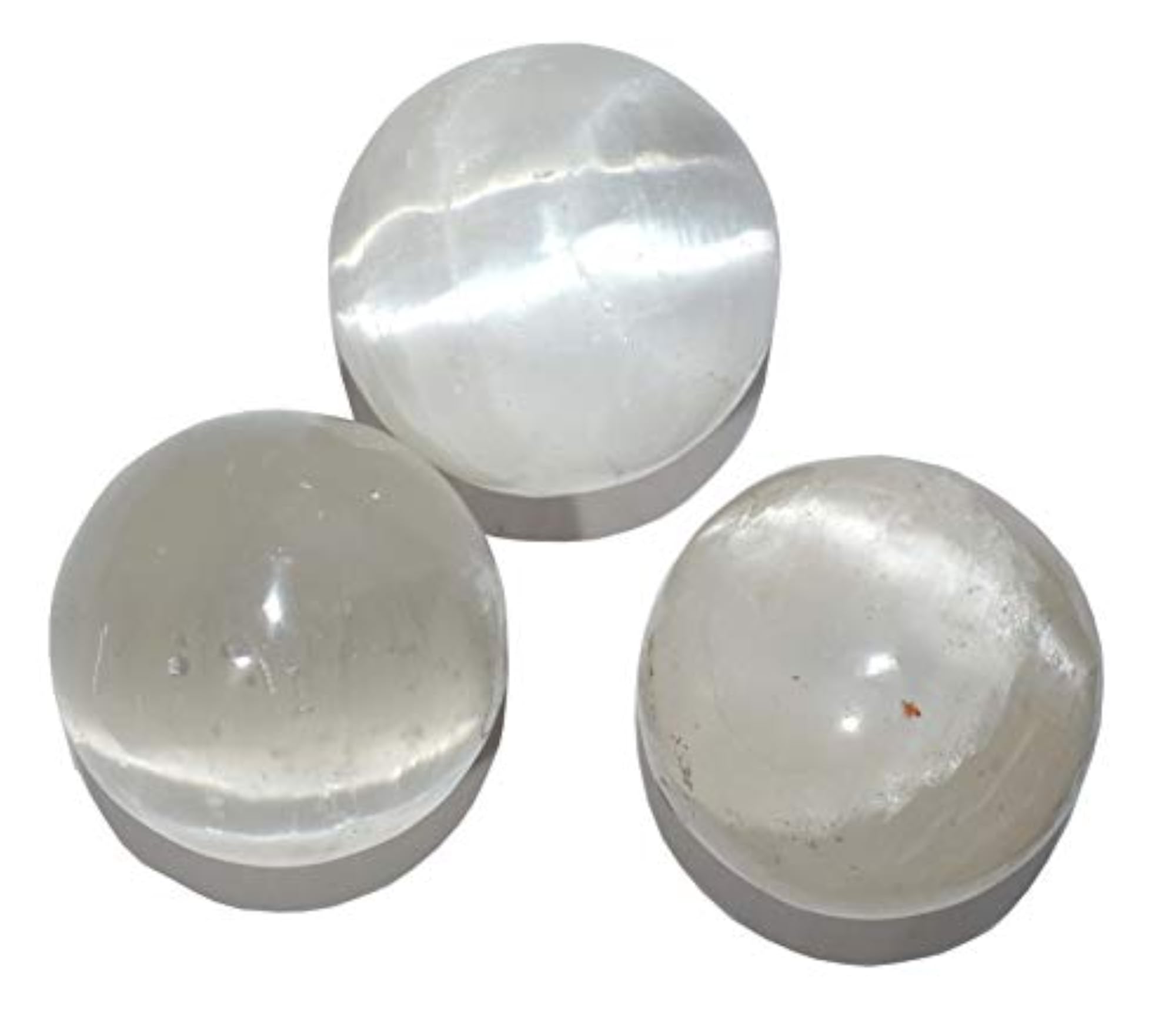 Selenite Chakra Balancing Sphere, Natural Healing Stone