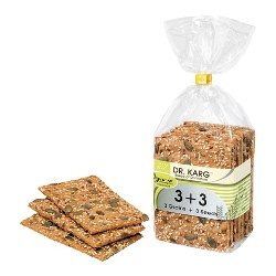 (Pack of 20) Dr Karg - Org Wholegrain Crispbread 3+3 200 g