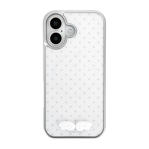 Nineteenfriday iPhone 17 �p �P�[�X [ MagSafe�Ή� �}�O�l�b�g���� 3D���̃f�U�C�� �Ռ��z�� �������h�~ �J����&�f�B�X�v���C�ی�݌v �V���o�[�x�[�� ] 3D�G���W�F���E�B���O NF28400i17 �z���C�g �y������
