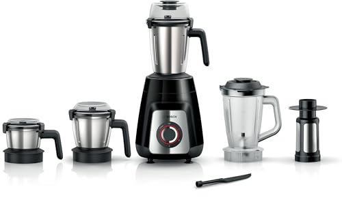 Image of BOSCH TrueMixx Pro 1000W Mixer Grinder 4 Jar Black MG8724A1KI