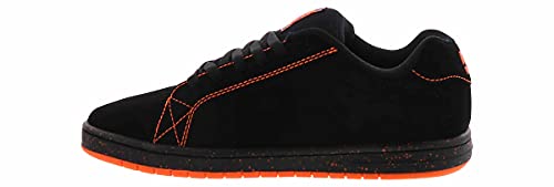 DC Men's Gaveler Low Shoe Skate, Black/Orange, 10.54