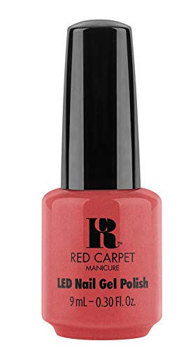Red Carpet Manicure Mel-Rose LED Nail Gel Color, 0.3 Fl. Oz.