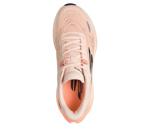 Skechers Chaussures de Course Aero Spark Performance pour Femme – Maille Respirante à Lacets avec Apma SealSneakers, Garniture Textile pêche, 36.5 EU