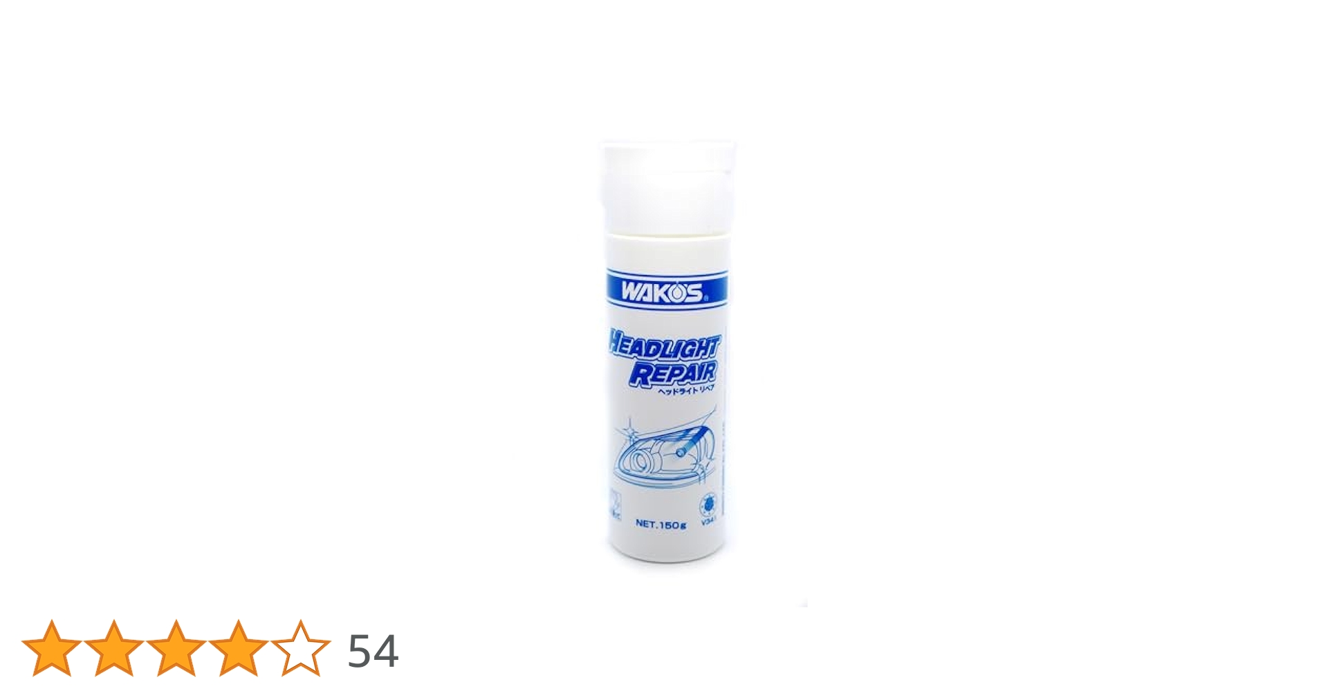 WAKO'S ヘッドライトリペア 4本 + コート 20ml Amazon.co.jp: ワコーズ ヘッドライトコート 20ml V343 : 車＆バイク
