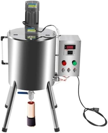 Heating Liquid Filling Machine Stainless Steel Bottle Filler for Lip Gloss Ointment Wax Products and Perfume 15L 4gal