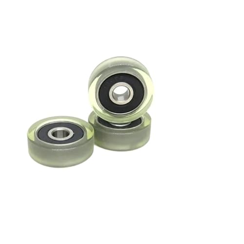 Roues polyuréthane 6x24x8 mm de guidage haute précision - 2