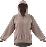 adidas Donna Future Icons Three Stripes Hoodie, Blush Pink, XL