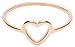 Happiness Boutique Heart Ring in Rose Gold | Delicate Ring Stainless Steel Jewelry