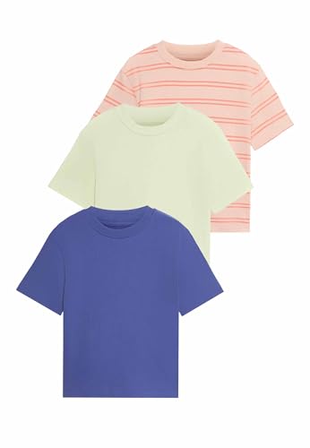 Marks & Spencer 3Er-Pack T-Shirts Aus Reiner Baumwolle (28 J.) Rosa Mix 6-7 Jahre