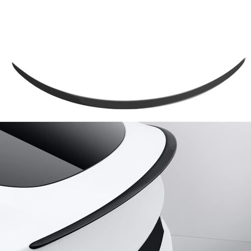 Becquet de coffre Tesla Model 3 carbone mat : corrigez le look arrière trop simple des modèles 2016-2023