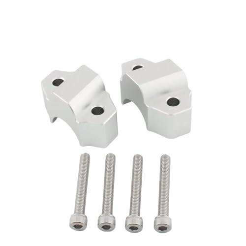 Rehausseurs de guidon pour Yamaha XT1200Z XTZ1200 2010-2024 kit serrage extension guidon argent