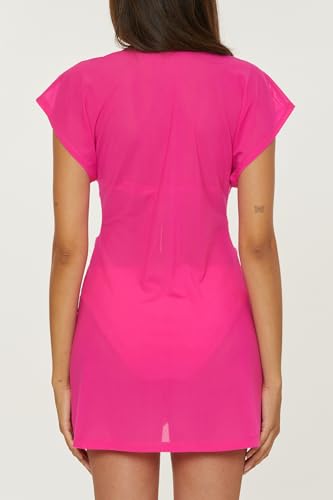 Trina Turk Indio Tie Front Dress, Casual, Sheer, Beach Cover Ups for Women3