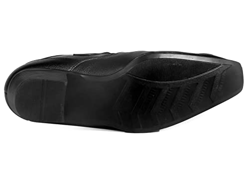Image of BXXY Men's 2 inch Height Increasing Synthetic Material Formal Velcro Roman Sandals with Pu Sole.