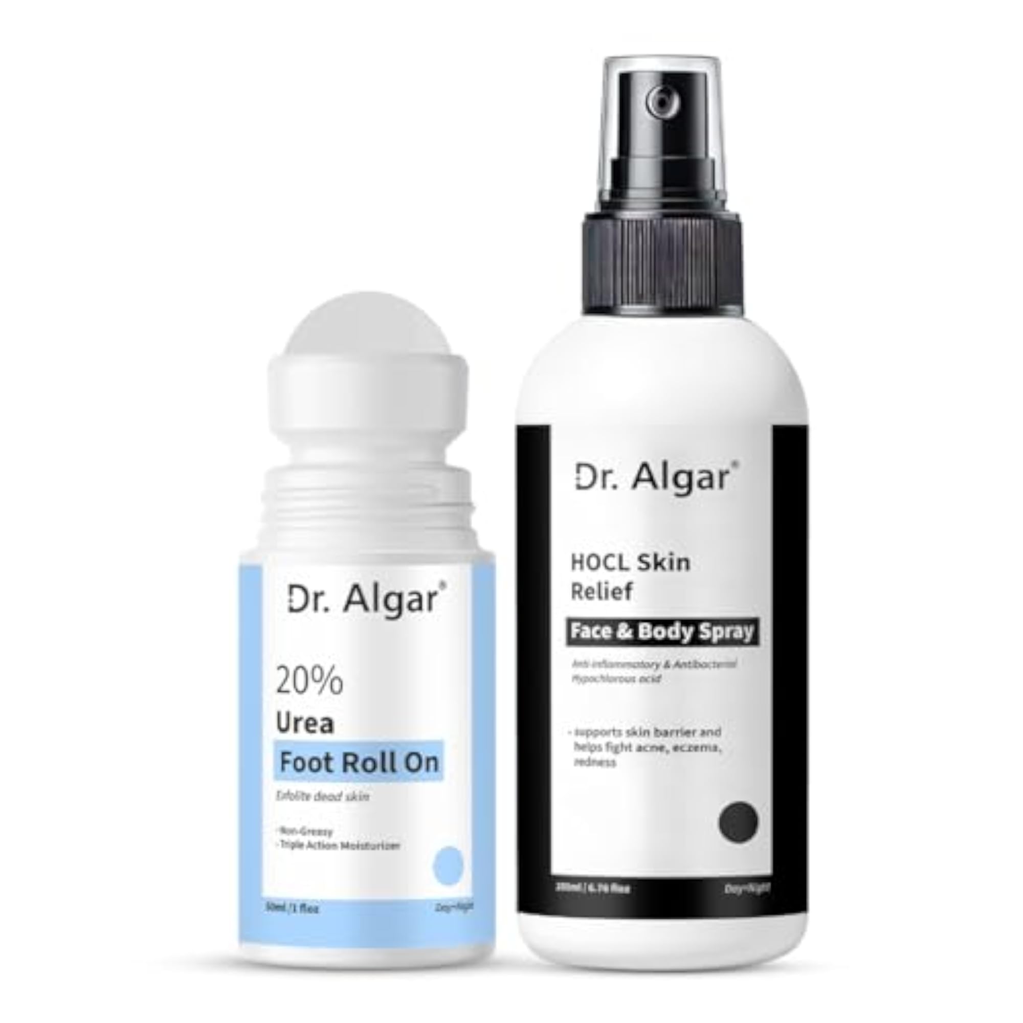 Foot Care Combo Pack, Roll-On and HOCL Spray, Unisex Gift