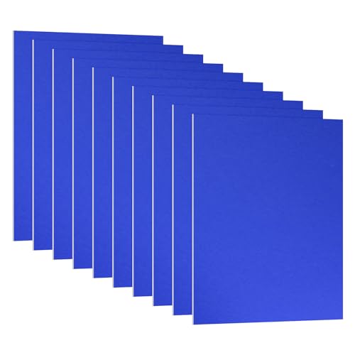 PATIKIL 3.3×2.1×1/32inch Anodized Aluminum Sheet, 10Pcs Metal Rectangle Aluminum Plate 0.8mm Thick Engraving Blanks for Laser Engraving DIY Decorative Crafting Home Decoration, Blue
