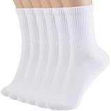 Womens Crew Ankle Socks for Women Women’s Diabetic...