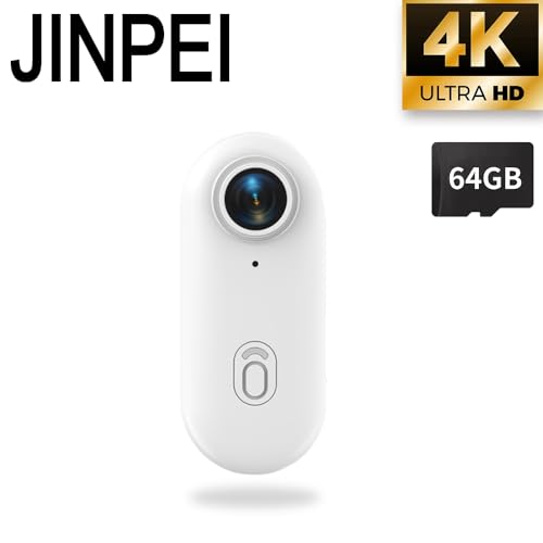 Jinpei JS-10W Cámara de Acción 4K Compacta miniatura 4