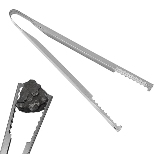 JYTDBCS BBQ Tongs - Stainless Steel Heavy Duty Tongs for Charcoal Fireplace Camping & Kitchen Use