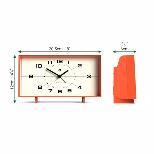 NEWGATE Wideboy Rectangular Retro Alarm Clock