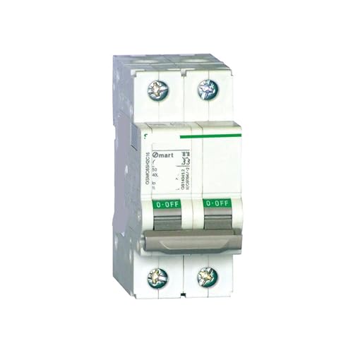 Disjoncteur miniature O65H-C16A/2P bipolaire 16A phase neutre O65H2C16