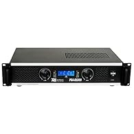 Professional power amplifier delivers 1000W RMS bridged output, ideal for driving a diverse range of speaker systems, ensuring clear, dynamic audio at events, DJ performances or installations. Innovative thermal-controlled cooling fans and built-in p...