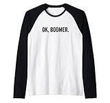 #okboomer Ok Boomer Cadeau amusant pour Millennial ou Gen Z  Okay Boomer Manche Raglan
