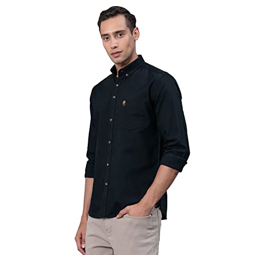 Image of Red Tape Men's Cotton Shirt | Solid Cotton Shirt | Full Sleeves Shirt