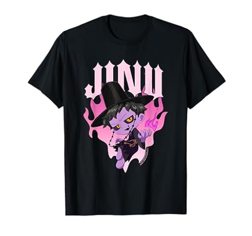 KPOP Demon Hunters Jinu Demon Heart Flames Camiseta | Ya disponible en tu tienda friki favorita! En mundofriki.es! KPOP Demon Hunters Jinu Demon Heart Flames Camiseta | Ya disponible en tu tienda friki favorita! En mundofriki.es!