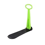 Snow Scooter, Fold-up Snowboard with Handlebar Kick-Scooter Sliding Snow Sled for Kids and Adults, Toddlers Ski Skate