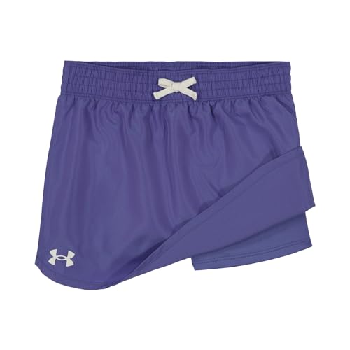 Image of Under Armour Girl's 2-Piece Short Sleeve Graphic Tee and Shorts Set, Outdoor Collection