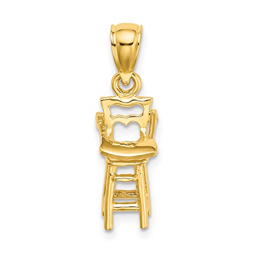Tiley & Bells 14k Baby Highchair Charm