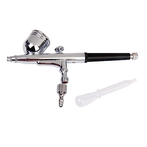 KALLORY Airbrush for Nail Art Nozzle Precision Spray Tool for and Hobbies Professional Airbrush for Fine Detailing and