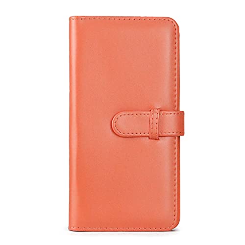 Mini álbum de fotos con 80 bolsillos, compatible con Fujifilm Instax SQUARE SQ40 SQ1 SQ20 SQ10 SQ6 SHARE SP-3 Polaroid Printer Kodak Mini 3 Pulgadas Square 3x3' Photo(naranja)