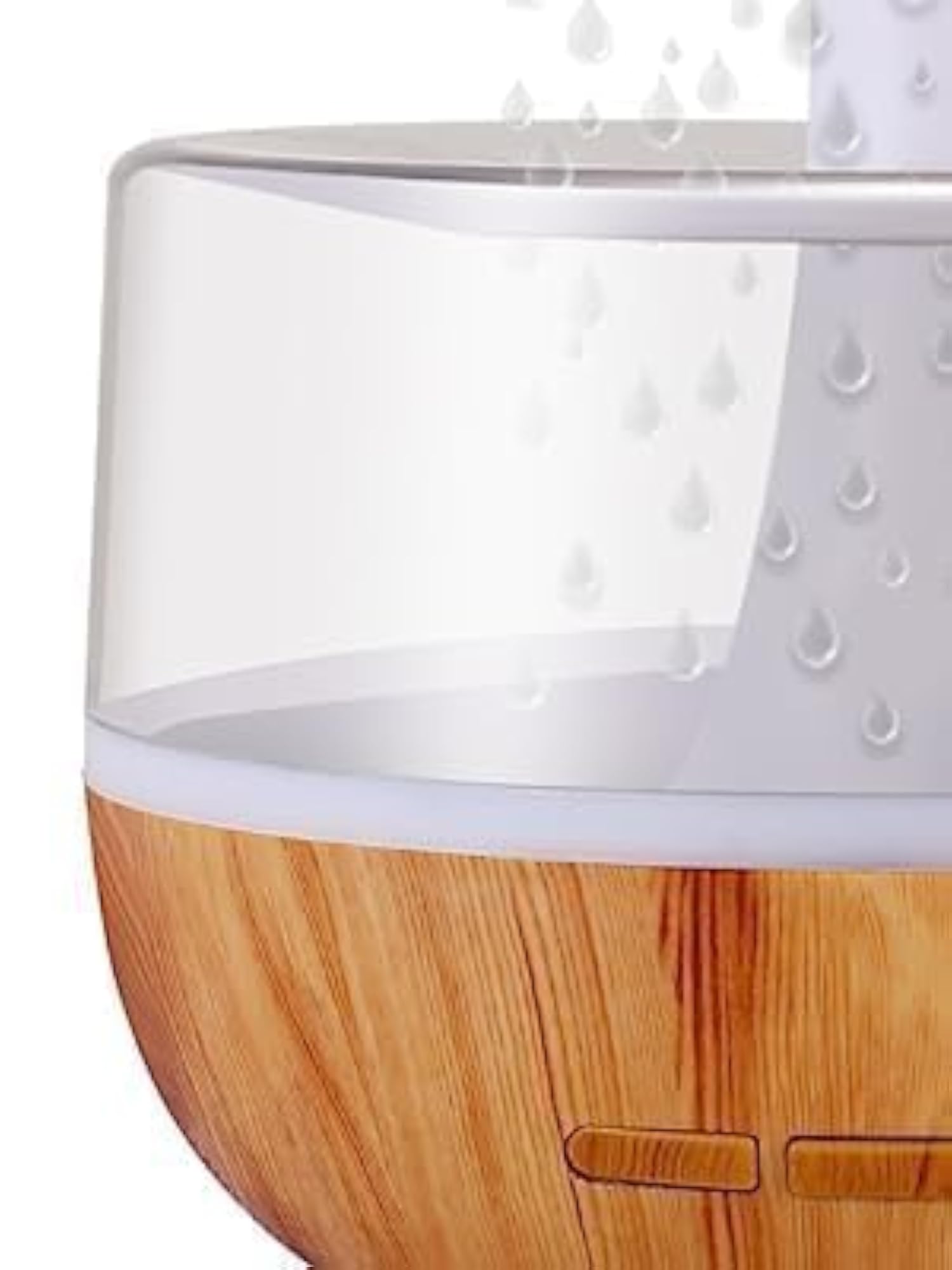 Mushroom Waterfall Lamp Diffuser with Night Light and Aromatherapy Features