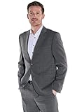 Softer Warengriff engbers Herren Herren Anzug-Sakko Gemustert, Anthrazit, 39500, Anthrazit in Größe 110