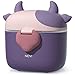 NCVI Baby Formula Dispenser On The Go, Formula Container To Go, Formula Holder for Travel, Outdoor Picnic with Baby Infant, Portable Container for Milk Powder, Snacks, Candy, Fruits (Purple)