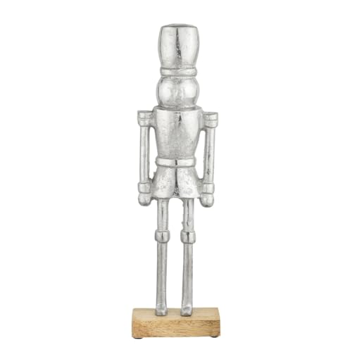 Marrakesch Figur Nussknacker silber 32cm | Edle Weihnachtsdeko...