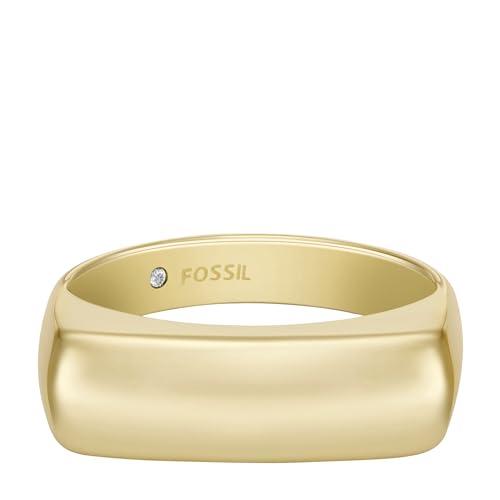 Fossil Women's Heritage Stainless Steel Gold-Tone Ring, Color: Gold (Model: JF04586710) by Fossil - Used condition - Image 2