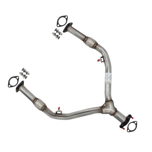 Exhaust Front Flex Y-Pipe Compatible for 2003-2008 Infiniti FX35 3.5L | Stainless Steel | Northeastern Exhaust | Free Gaskets and Bolt Kit Included | Direct-Fit Replacement
