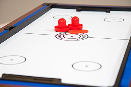 Hathaway Bg1131M Triad 3-In-1 48-In Multi Game Table With Pool, Glide Hockey, And Table Tennis For Family Game Rooms,Blue #TOP5