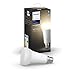 Price comparison product image Philips Hue White LED Smart Light Bulb 1 pack [B22 Bayonet Cap] 100W equivalent, with Bluetooth, Works with Alexa, Google Assistant and Apple Homekit.