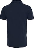 polo piqué de hombre tommy hilfiger azul de manga corta Logo de la marca bordado en el pecho