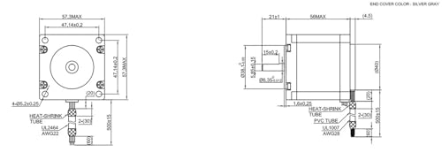 Moteur pas à pas en boucle fermée 1.2 Nm avec encodeur pour imprimante 3D - 5