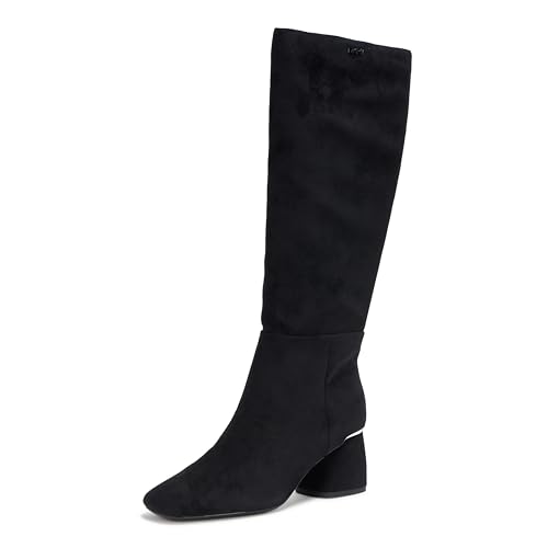 DKNY Women's Cana Knee High Heeled Riding Boot
