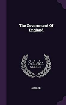 Hardcover The Government Of England Book