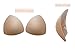 Epiphany LA Women's Push Up Padding Inserts for Swimsuits, Sports Bras and Clothing (B Cup - 1 Pair) Beige