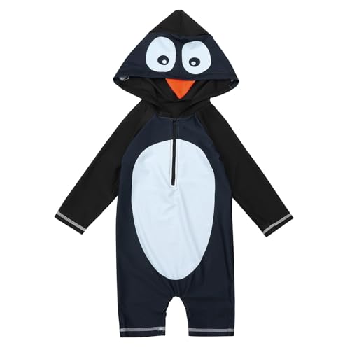 4t Girls Swimming Suit Summer Toddler Boys Girls Long Sleeve Cartoon Penguin Prints Swimwear Beach Swimsuit Boys