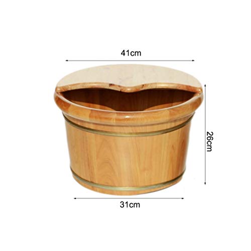 Cubeta de madera para spa de pies con masaje miniatura 2